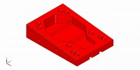 BASE MOTORE ROSSA - RED BASE PLATE ENGINE