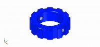 Ghiera sicurezza anodizzata blu - Blue Anodized Safety Sleeve