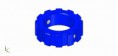 Ghiera sicurezza anodizzata blu - Blue Anodized Safety Sleeve