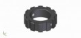 Ghiera sicurezza anodizzata nera - Black Anodized Safety Sleeve  